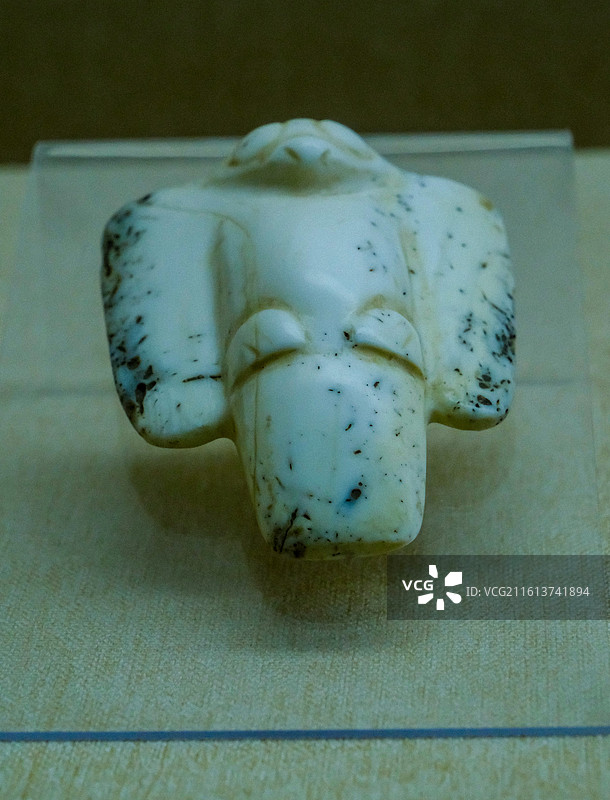 中国海南省三亚市三亚山海贝文化博物馆藏品 ，史前文明，砗磲制品， 砗磲礼器，祭祀用品，图片素材