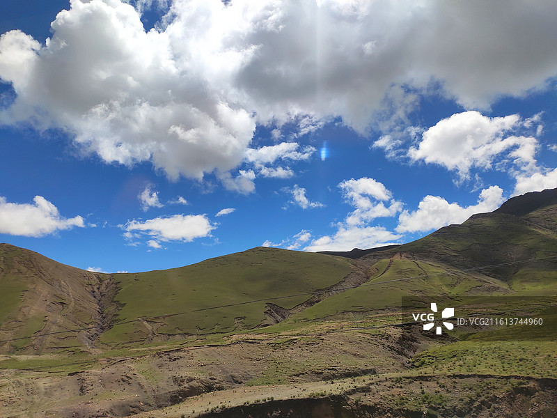 西藏日喀则旅途的风景图片素材