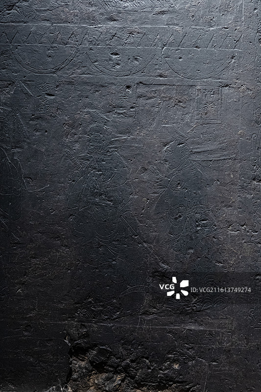 北寨汉墓 中室南壁画像 齐侍郎 苏武 管叔 沂南汉墓博物馆图片素材