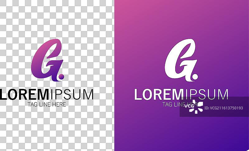 G字母标志设计，适用于公司和企业图片素材