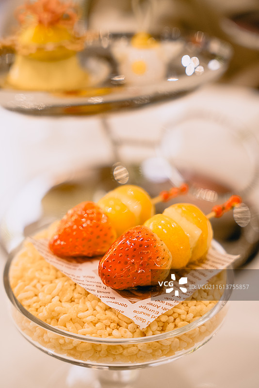 豪华酒店圣诞下午茶套餐图片素材