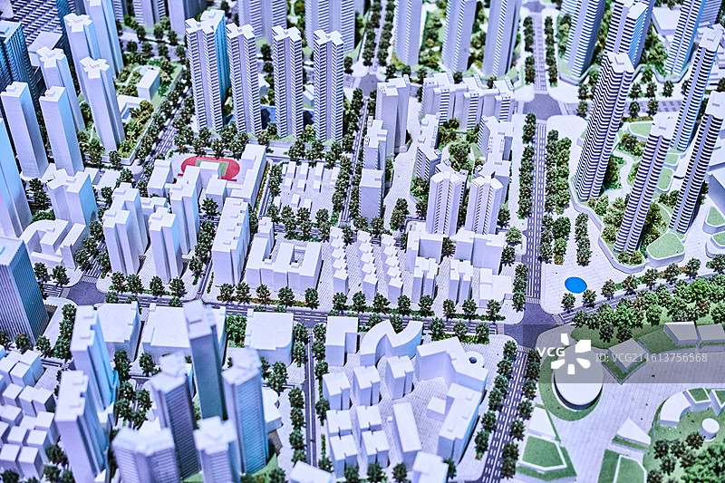 深圳市当代艺术与城市规划馆特区城市建筑模型展览图片素材