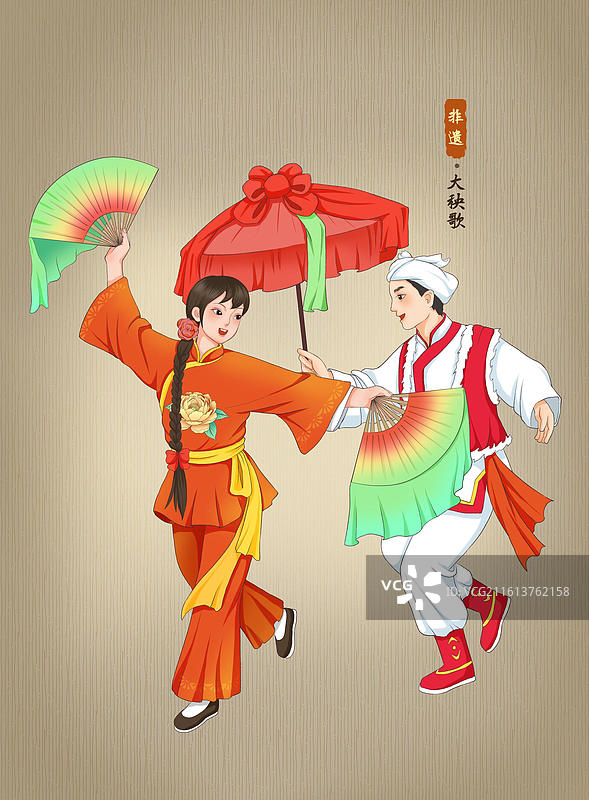 非遗扭大秧歌图片素材