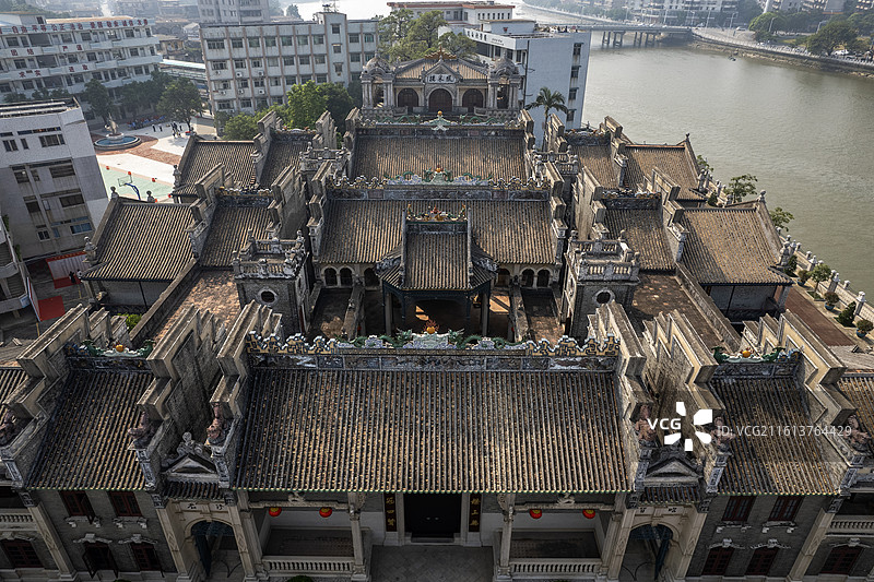 中国广东省江门开平市风采堂图片素材