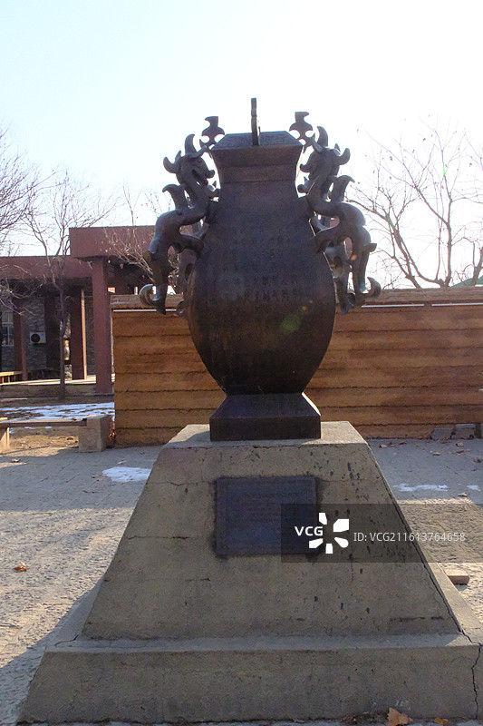 河北石家庄平山县灵寿战国古中山国考古遗址公园图片素材