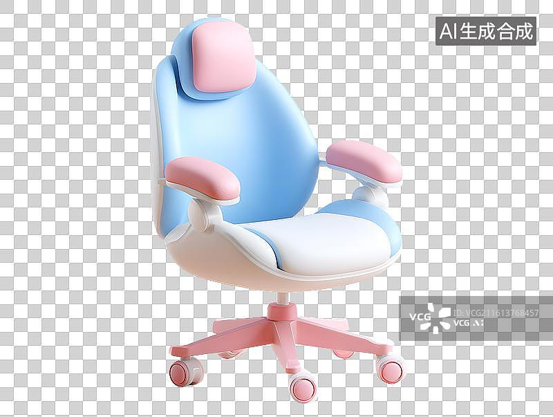 【AI数字艺术】一把移动办公椅图片素材