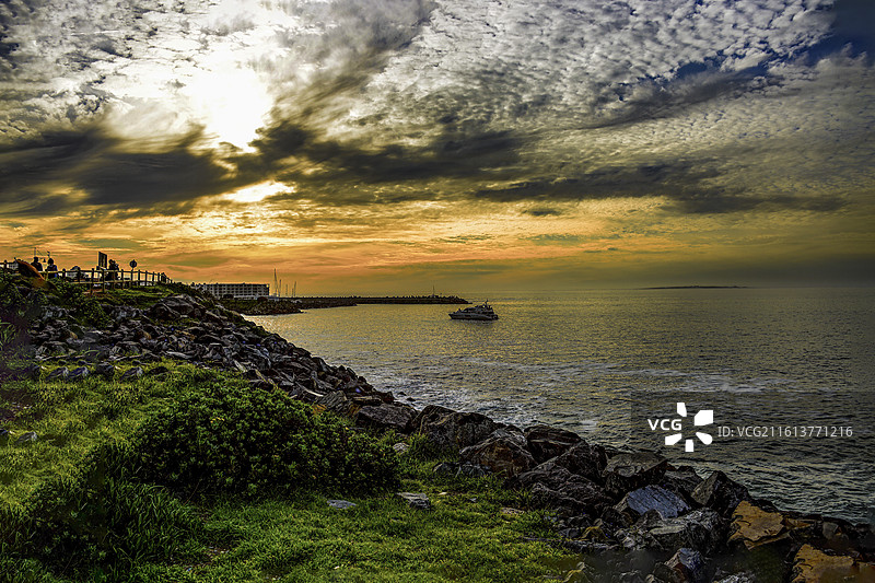 南非开普敦豪特湾风光图片素材