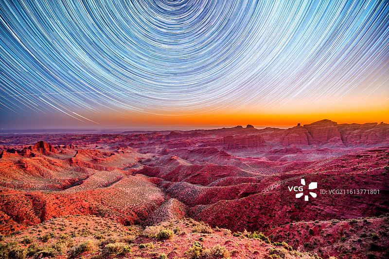 丹霞地貌 彩色丘陵图片素材