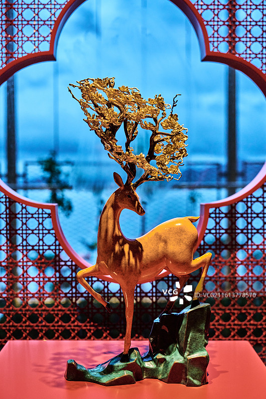 工艺品鹿图片素材