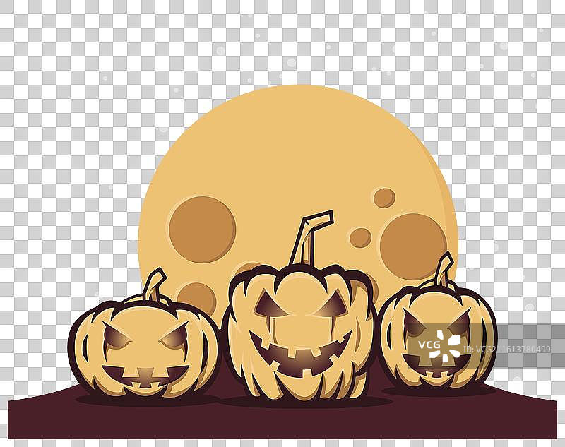 万圣夜卡通背景图片素材