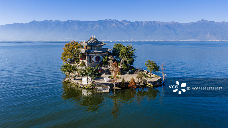 洱海小普陀图片素材