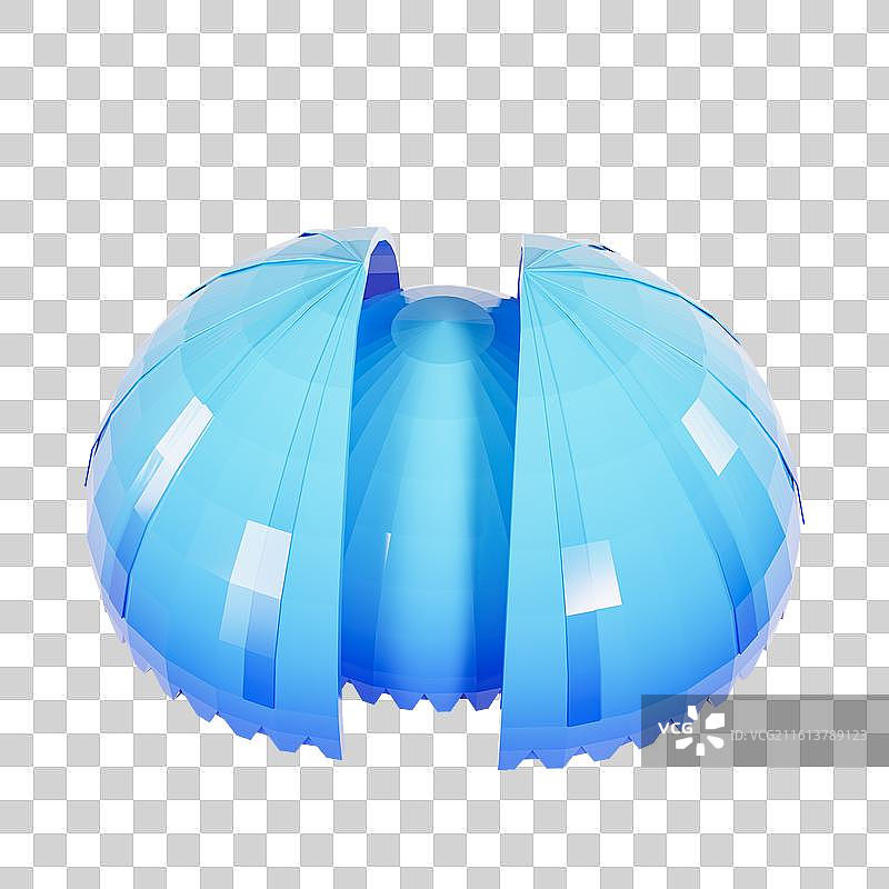 3D立体新疆大剧院新疆城市地标建筑元素图片素材