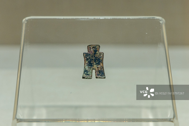 甘肃张掖博物馆 新莽 王莽“壮布七百”钱图片素材