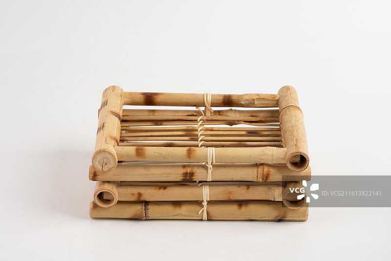 竹制杯垫图片素材