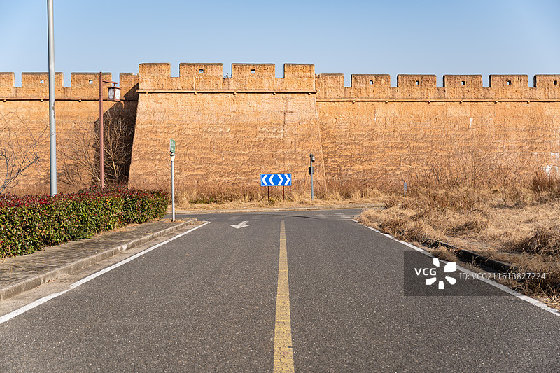 无锡阖闾城春秋古典建筑图片素材