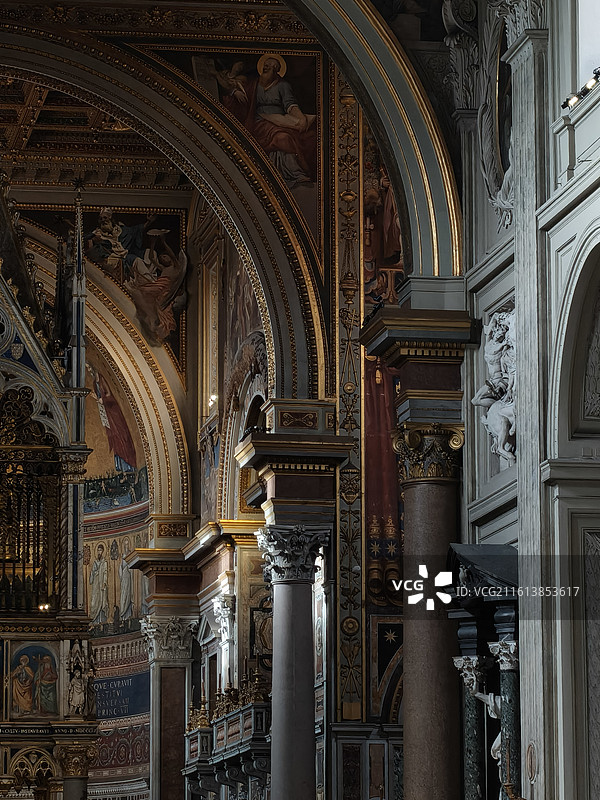 意大利罗马拉特朗圣若望大殿 Basilica di San Giovanni in Later图片素材