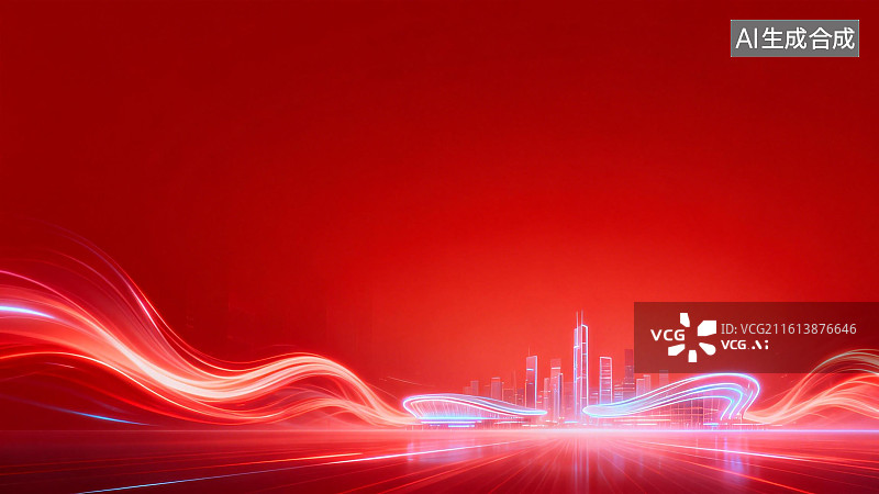 【AI数字艺术】科技风格展板背景，科技会议背景展板，会议PPT背景图图片素材