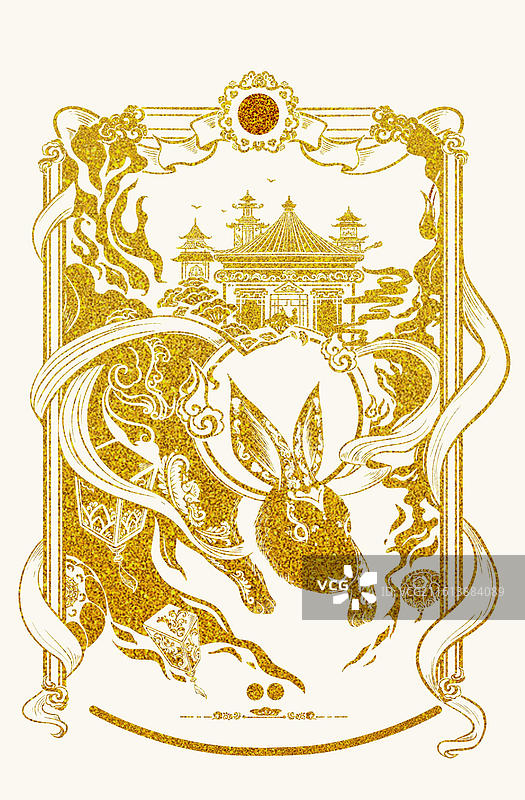 中秋月兔图片素材