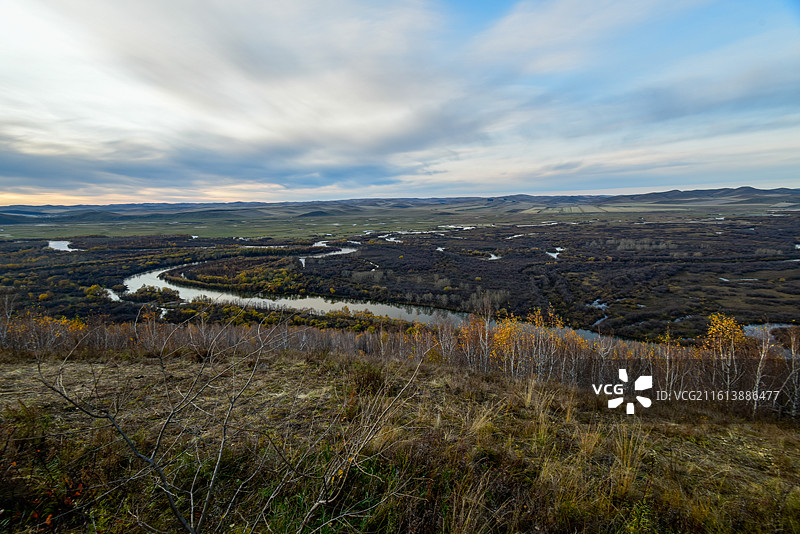额尔古纳湿地图片素材