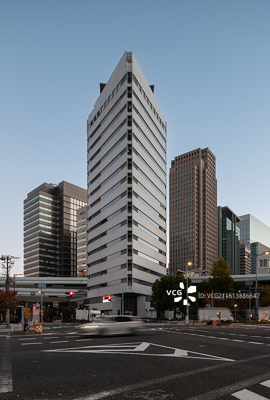 日本大阪城市风光图片素材