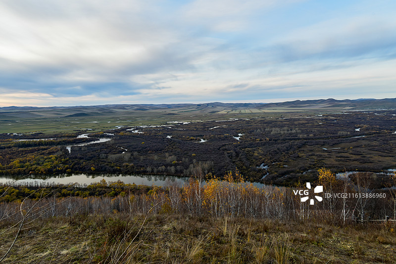 额尔古纳湿地图片素材