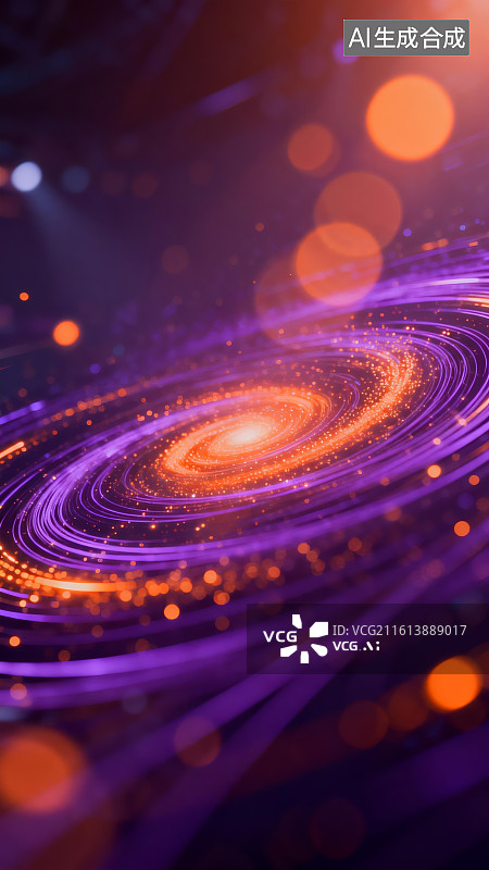 【AI数字艺术】宇宙星系旋涡光效图片素材