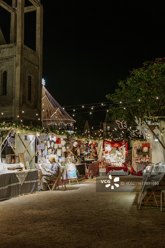 阿那亚圣诞小镇图片素材