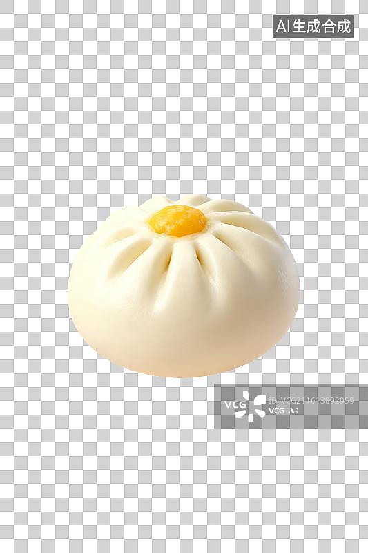 【AI数字艺术】美味的莲蓉包子图片素材