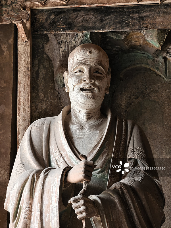 平遥双林寺罗汉像图片素材
