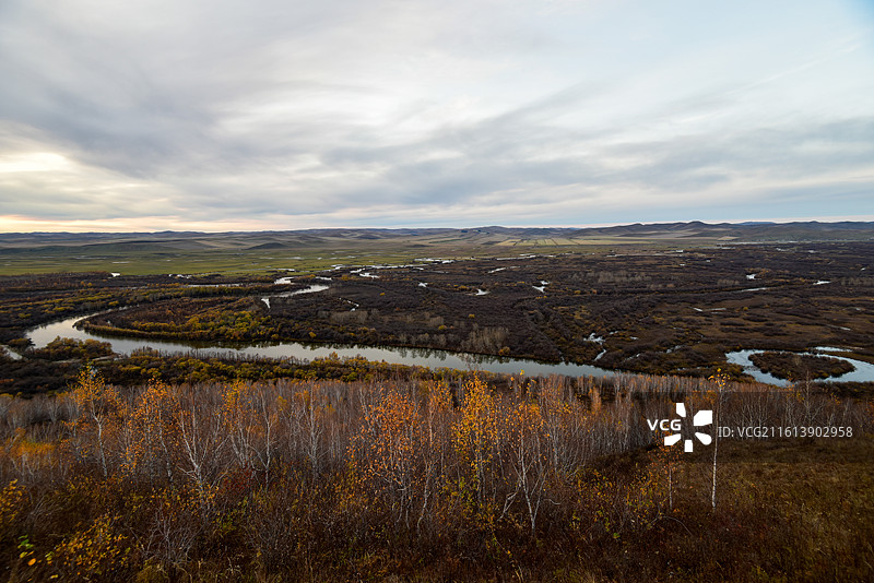 额尔古纳湿地图片素材