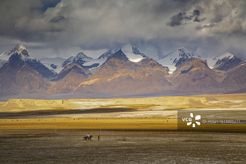 旷野归程图片素材