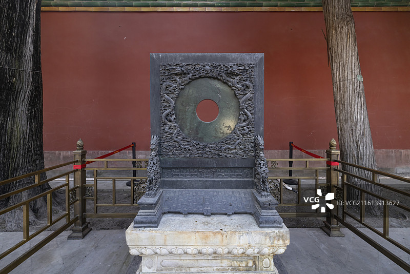 北京故宫养心殿八龙壁图片素材