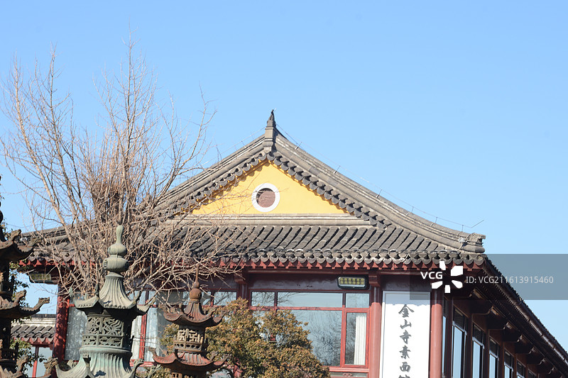 镇江金山旅游景区金山寺慈寿塔江天禅寺佛教禅宗图片素材