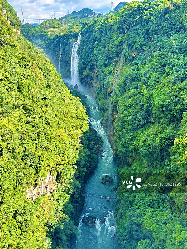 贵州兴义马岭河峡谷风景区图片素材