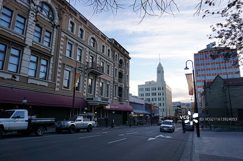澳大利亚塔斯马尼亚霍巴特城市景观图片素材