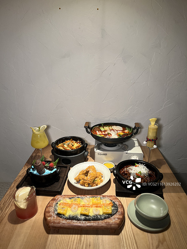 美食韩餐料理融合菜漂亮饭图片素材