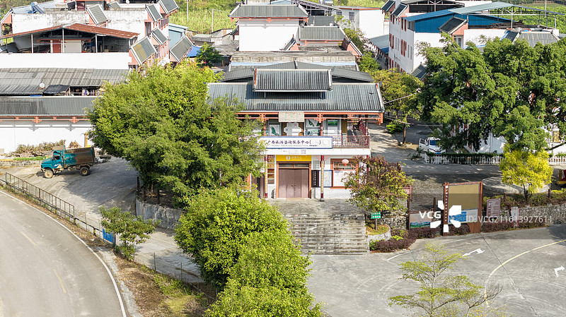 广西大明山茶园景区环大明山旅游风景道上林段世界长寿乡霞客眷恋地图片素材