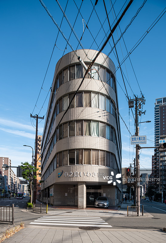 日本大阪城市风光图片素材