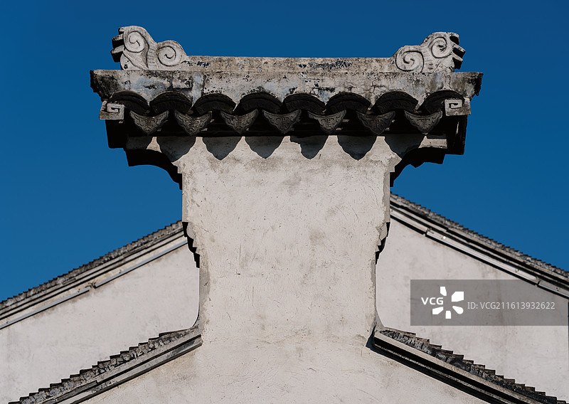 江苏无锡荡口古镇人文风光图片素材