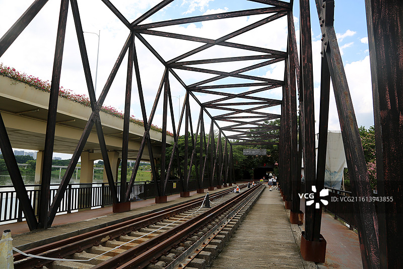 广西南宁南铁记忆铁路主题文化公园图片素材