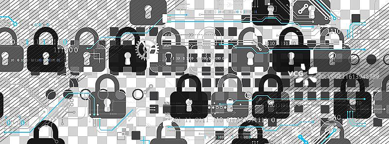 安全的数字背景 虚拟机密图片素材