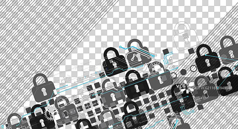 安全的数字背景 虚拟机密图片素材