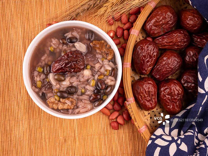 腊八节腊八粥食材图片素材