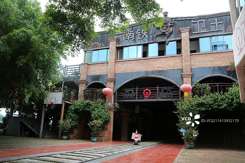 广西南宁南铁记忆铁路主题文化公园图片素材