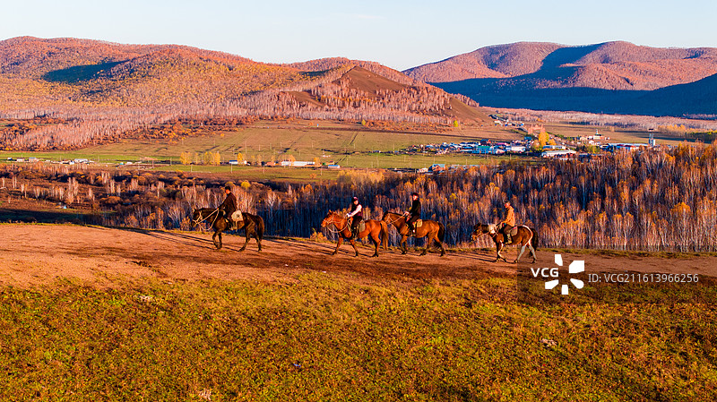 额尔古纳的秋图片素材