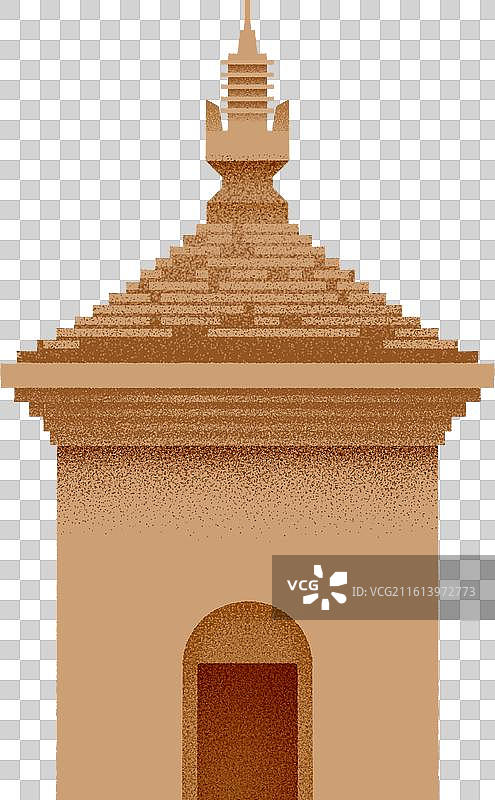 四门塔图片素材