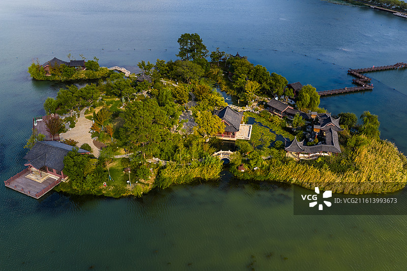 浙江省嘉兴市海盐县南北湖图片素材