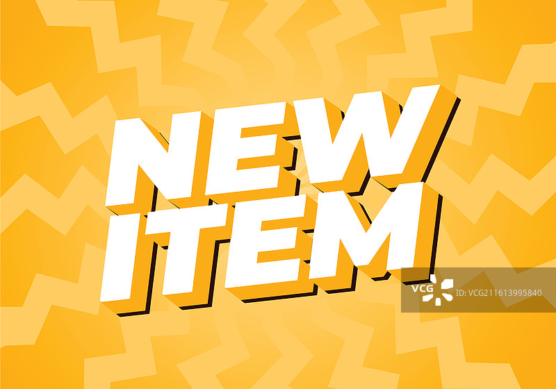 3D风格的新品文字特效，适用于印刷广告图片素材