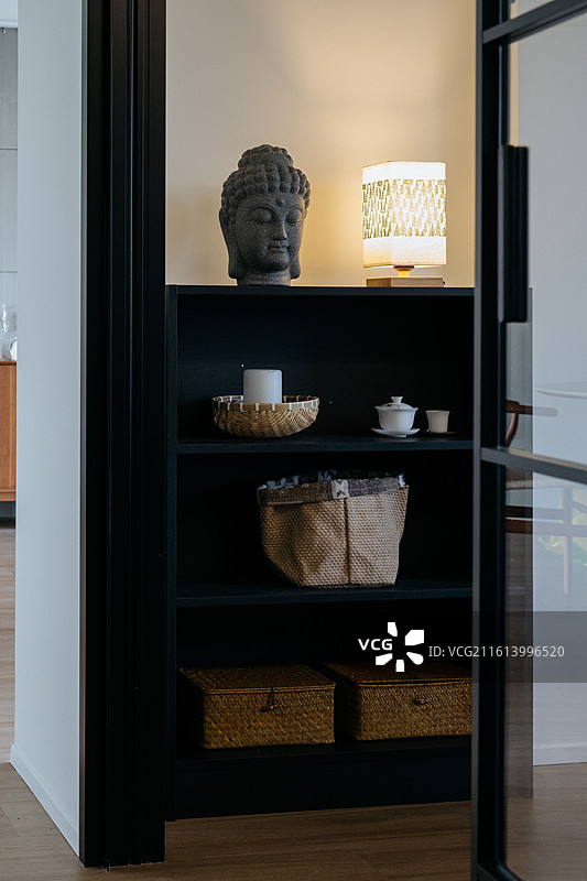 佛头 台灯 装饰摆件图片素材