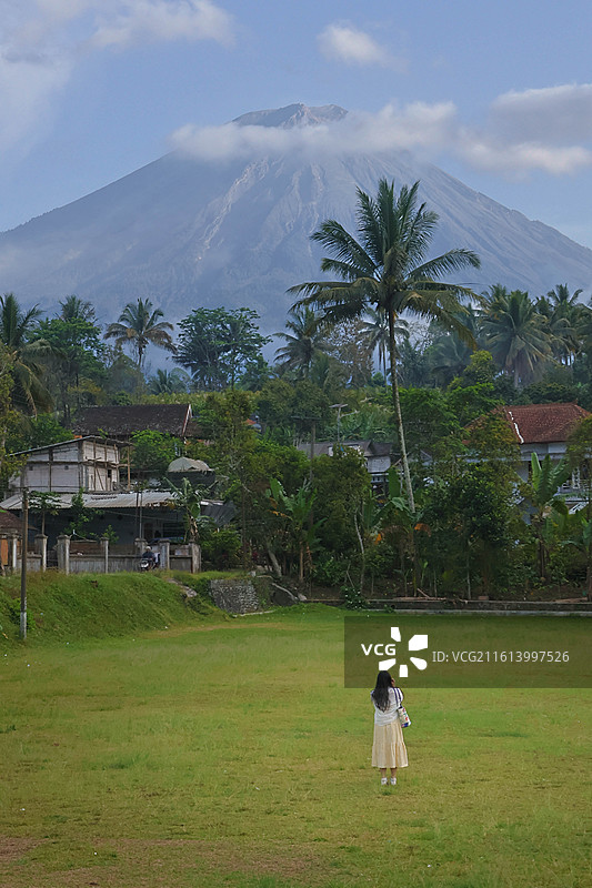 印尼塞梅鲁semeru火山 日出图片素材